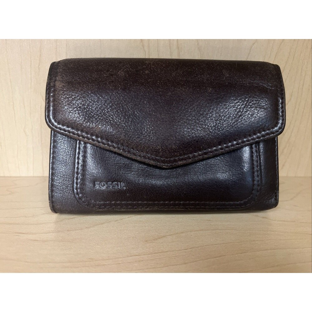 Fossil Brown Genuine Leather Wallet